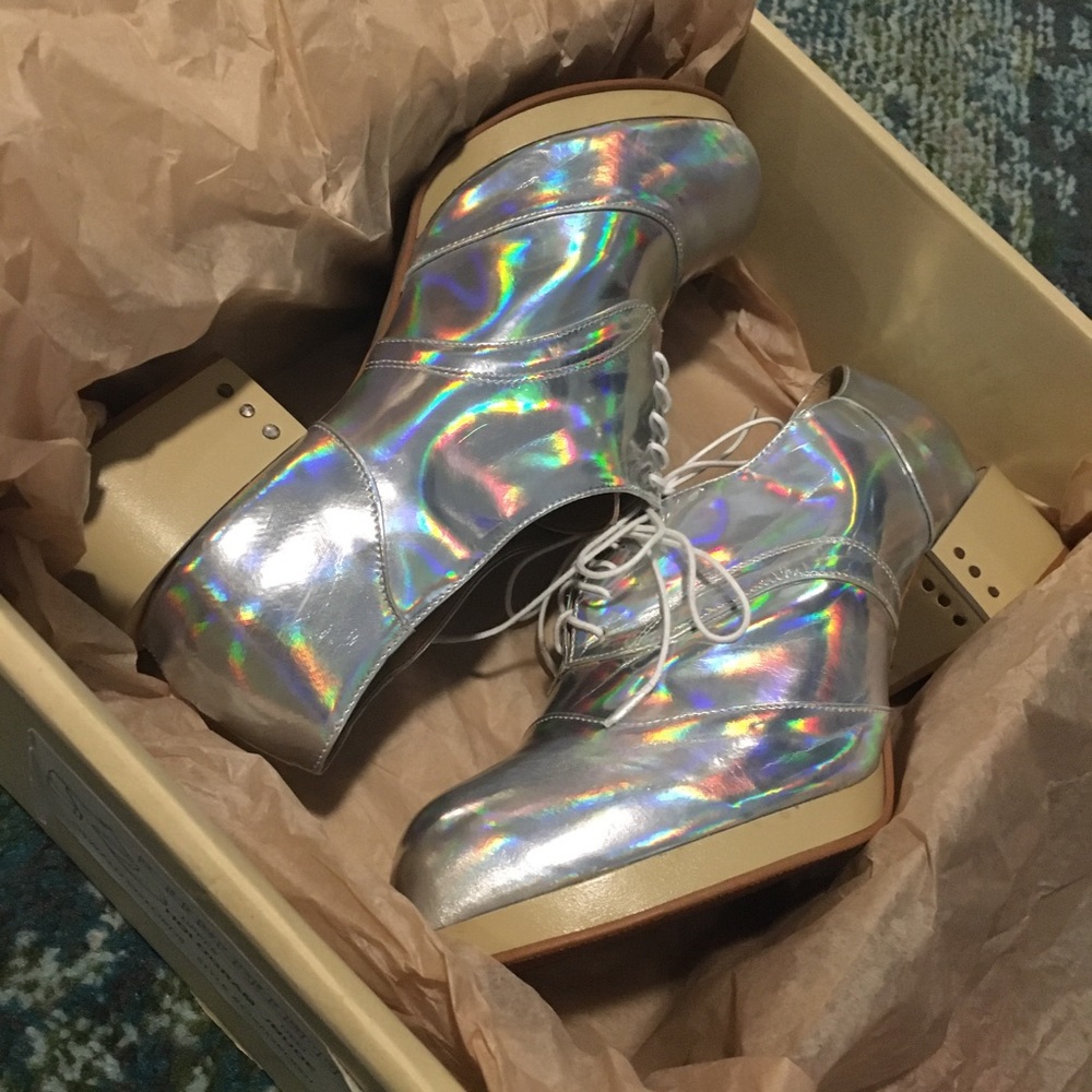 Rare Vintage Deandri Holo Oswald Oxfords sz 9 10